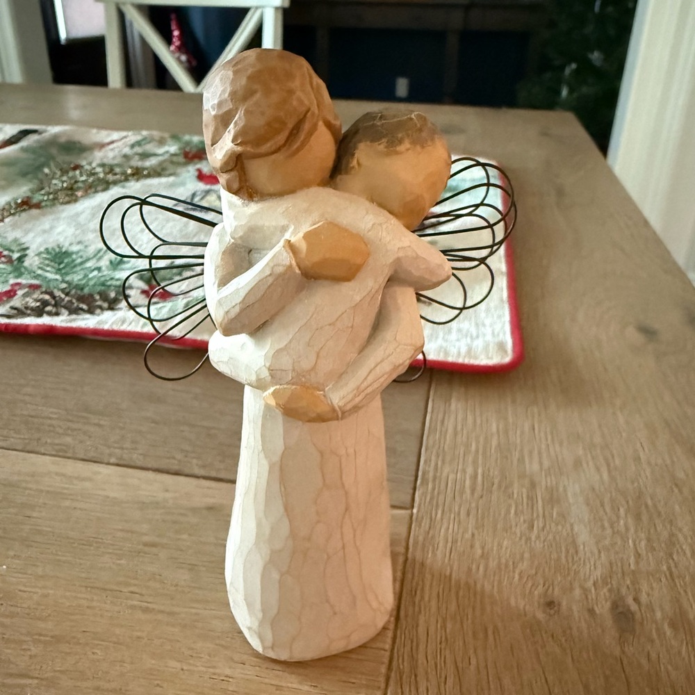 Angel Figurine with Child
